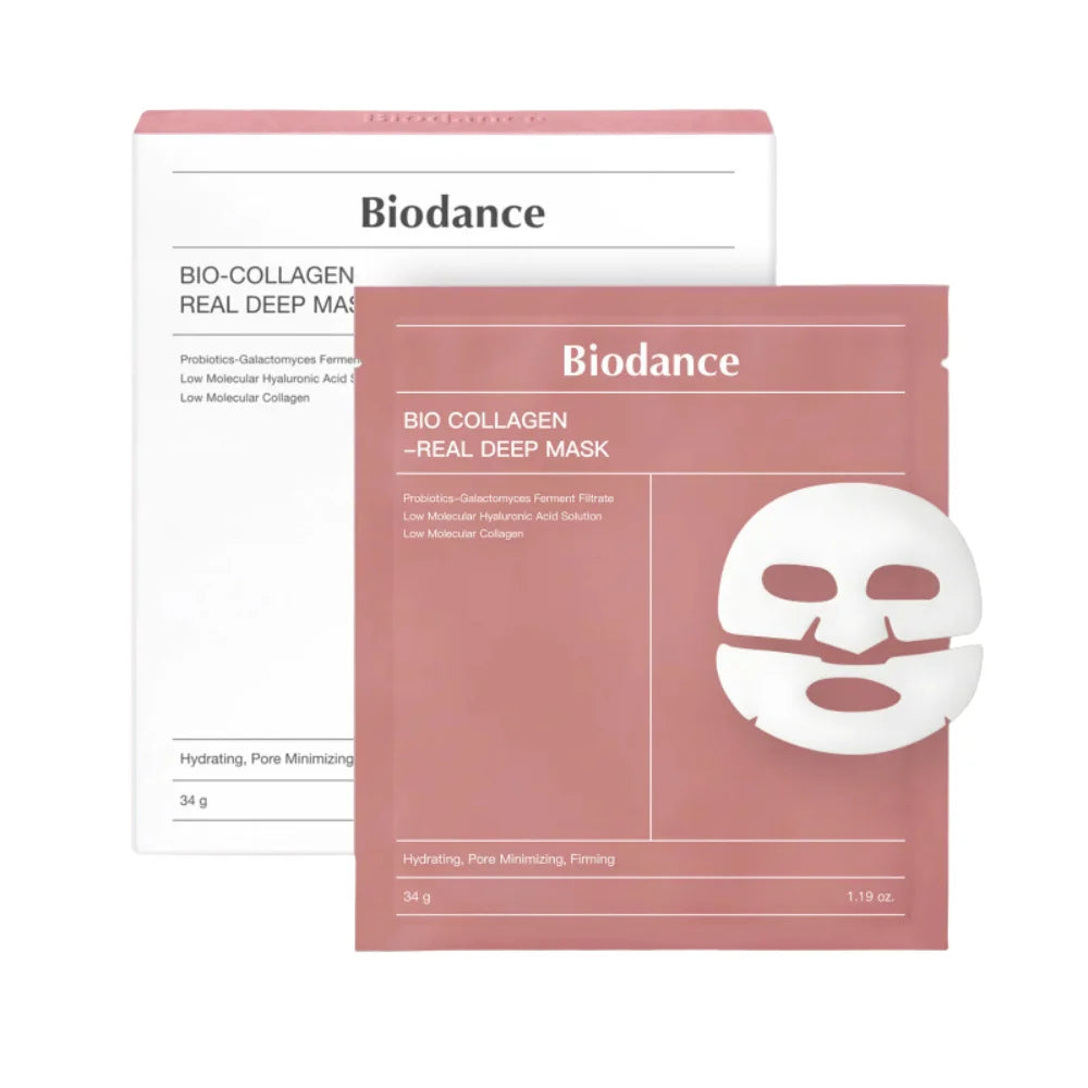 Collagen Face Mask Ampoule Anti-Aging Moisturizing Serum Firming Pores Anti-Wrinkle Nourishing Cotton Tablets Korean Skin Care