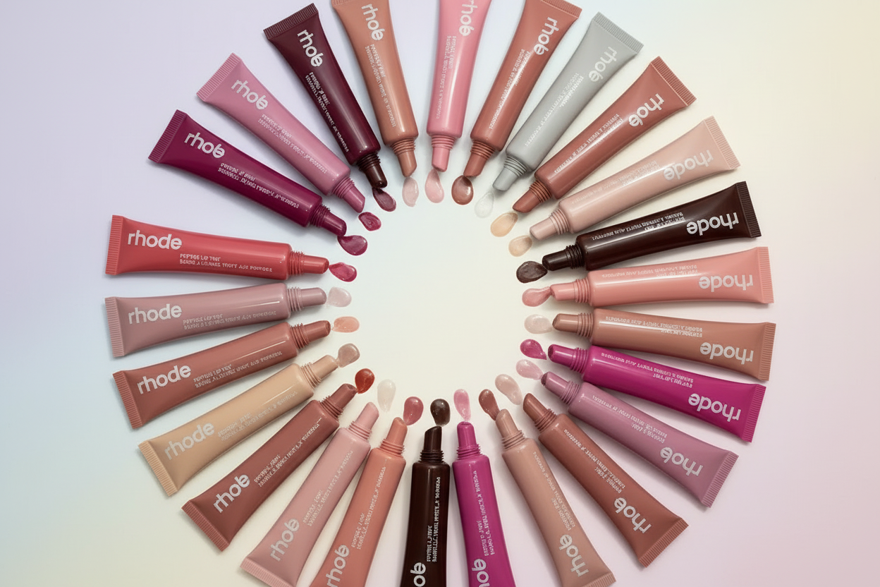 Lip Tint Flat Lay Circle